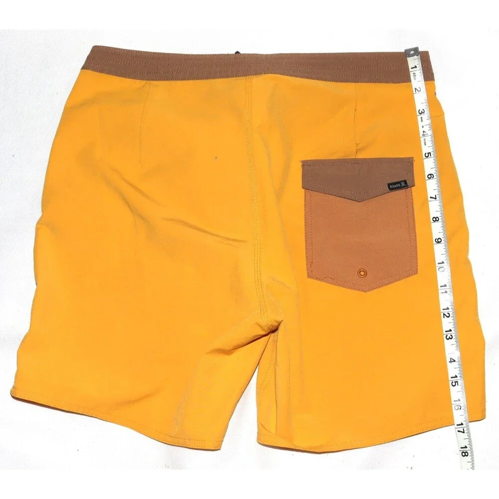 Roark The Chiller Board Short Series Guide Works Men's‎ Swim Gold RB409 Size 30